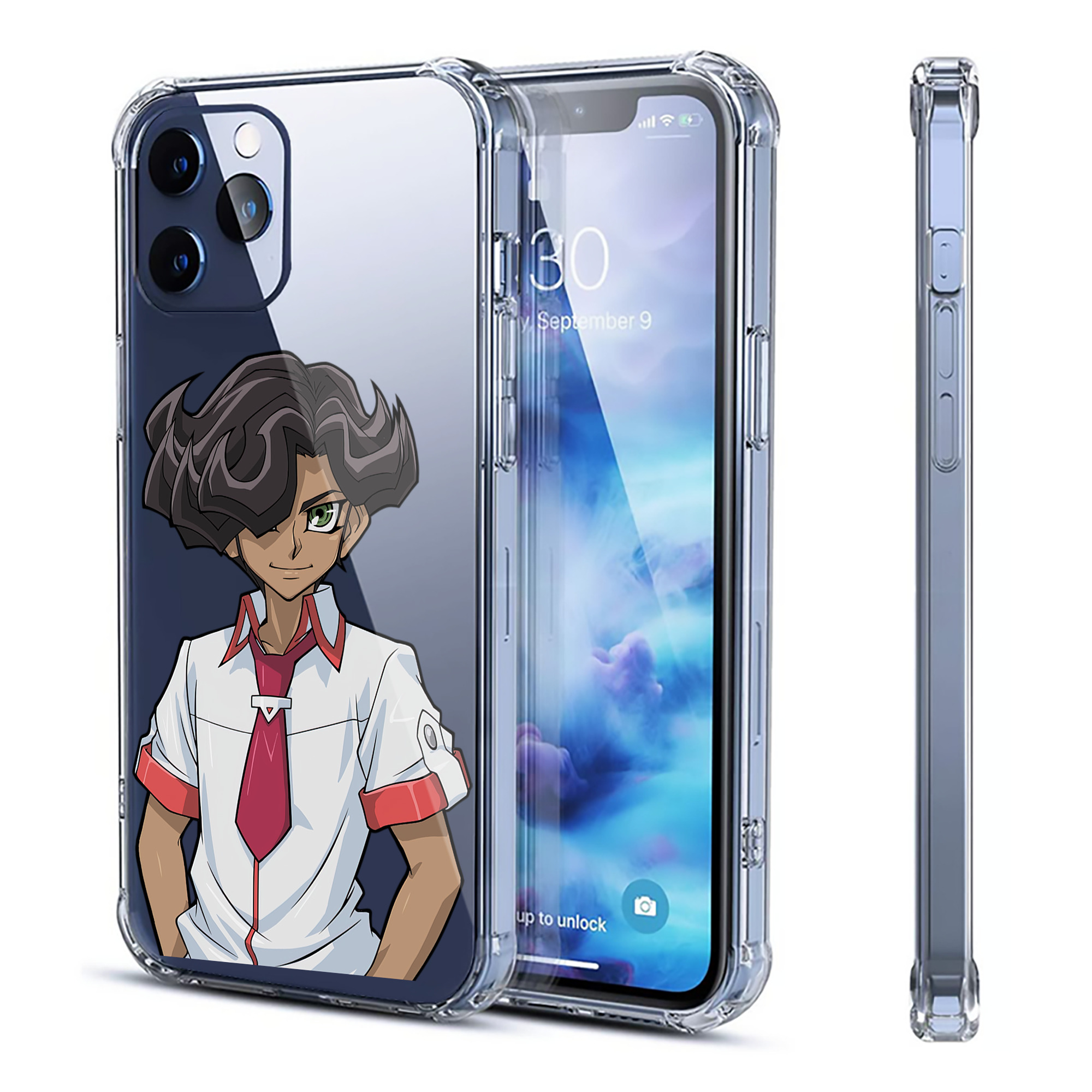 （画像用） 遊☆戯☆王 Yu-Gi-Oh! 【iPhone 12シリーズ対応】透明スマホケース（クリアソフトケース）